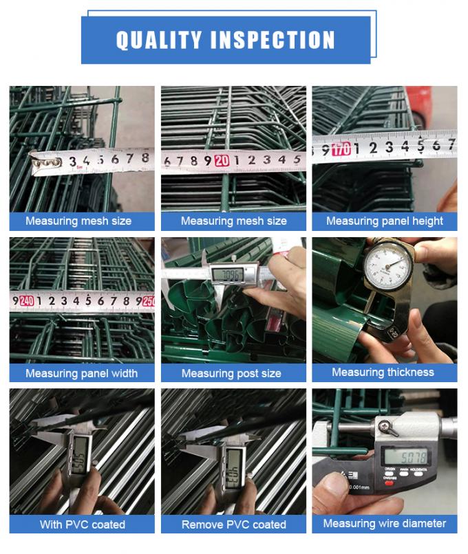 آخر أخبار الشركة لفة أعلى المثلث الانحناء BRC ملحومة سياج شبكة سلكية  2