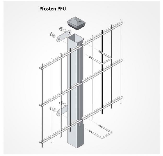 آخر أخبار الشركة رخيصة عالية الأمان 868 سياج شبكة سلكية مزدوجة 3