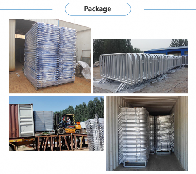 الماراثون الثقيل التحكم في الحشود الحاجز الحاجز 1.8x2.95m 5