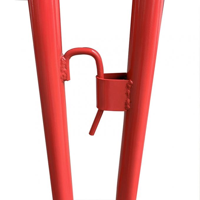 حواجز التحكم في الحشود الحواجز الفولاذ Pvc حفلات موسيقية كبيرة مدخل أبواب إدارة الأمن 4