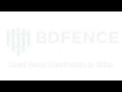 الأمن الأخضر 3D الحديدية سلك شبكة السياج الغالبية والرسم في مسحوق