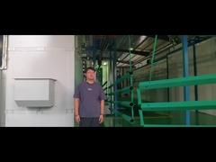 عمود مربع مغلف بالمسحوق