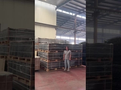 طلاء مسحوق شبك أمان على شكل حرف V