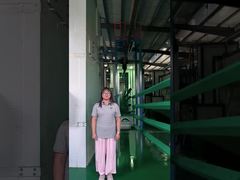 سياج من الفولاذ الأنبوبي ذو قضبان في المعالجة السطحية