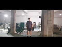 عملية إنتاج أعمدة 60*60 مم لسياج الأمان V Mesh