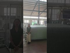 طلاء مسحوق 50 * 50mm الإطار المعدني V شبكة السياج الأمني