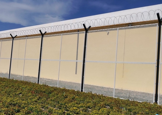 4 مم Y Post Airport Security Fence Iso 9001 2015 Support