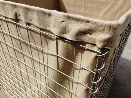 1230mm ارتفاع Hesco الحاجز جدار الجدار المبارزة الصلب منتجات شبكة ملحومة