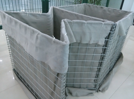 1230mm ارتفاع Hesco الحاجز جدار الجدار المبارزة الصلب منتجات شبكة ملحومة