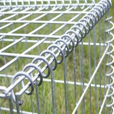 نظام السياج الغابيونية الغالبية 4 ملم سلك الفولاذ المقاوم للصدأ الحائط الغابيونية المطاومة