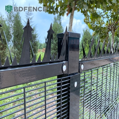 358 شبكة الأسلاك Clearview الفولاذ المعدني للخارج Clear Security Fence Panels Clear View