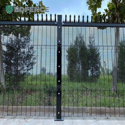 358 مكافحة التسلق سد مغلف بالبي في سي الحدود الحائط شواية التصميم رؤية واضحة