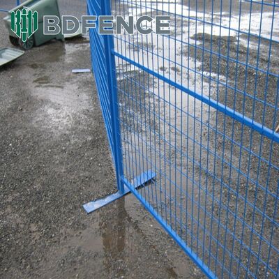 السوق الكندية 6 × 10 أقدام موقع البناء لوحات السياج المؤقت المسالك المتحركة