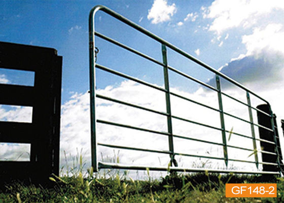 عرض 16ft سلك الأمن شغل بوابة سياج لوحة الماشية
