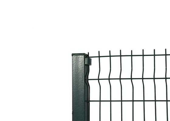 3d V شبكة السياج Pvc الخضراء / السوداء / الرمادية السياج المعدني سلك شبكة الأمن