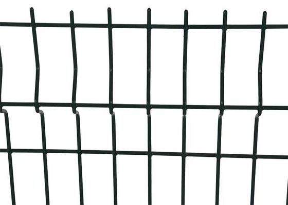 OHSAS 18001 Square Post 50 * 150mm Green Welded Wire fence