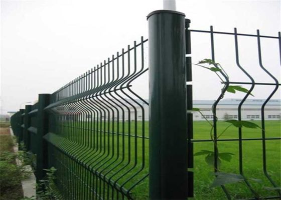 Pvc مستدامة مغلفة 3d منحنية لحام الشبكة السلكية الحديدية