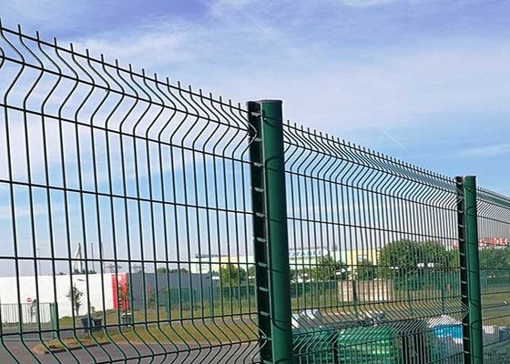 Pvc مستدامة مغلفة 3d منحنية لحام الشبكة السلكية الحديدية