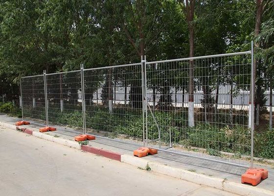2.1*2.4m البناء المتحرك الموقع المغطس بالماء المحمص أستراليا ألواح السياج المؤقتة