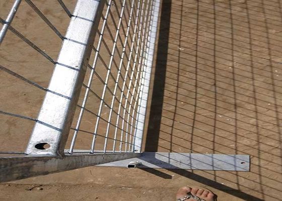 حرارة غطس الغلفاني كندا مربع أنابيب البناء السياج المؤقت المحمول