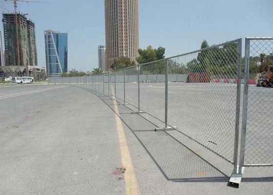 الأسوار المؤقتة الأمريكية المحمولة للسلسلة للأسوار المؤقتة لموقع البناء
