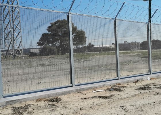 أمن عالية رؤية واضحة سد Clearvu 358 سد مضاد للتسلق لأستراليا السوق شريط المقبض 40 × 5mm M8 كوب مربع