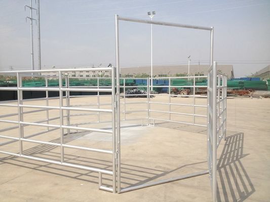 الثقيلة H1.7m الأنابيب المملوءة سياج المزرعة بوابات