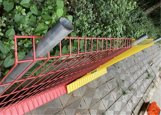 طلاء PVC 2.2m حاجز حماية الحافة المؤقتة خفيفة الوزن