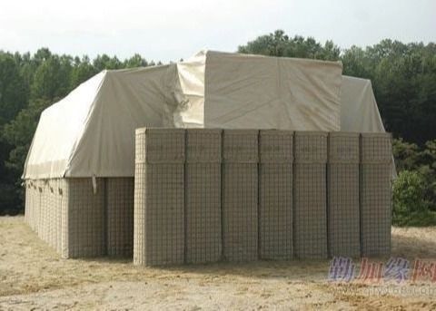 6 مم Hesco Barrier Blast Wall Galfan سلك ملحوم 50 * 50 مم مضاد للتآكل