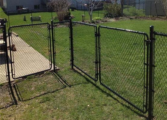 1.5x1m معدن حديقة سياج بوابة تراجع الساخنة المجلفن البلاستيكية المغلفة ملحومة