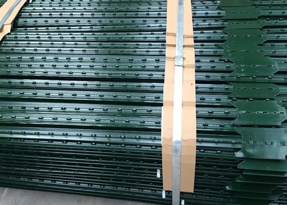 7 أقدام من الحديد الأخضر السياج T عمود مسحوق مغلفة 0.83 باوند لكل قدم