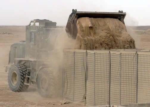 مقاومة للانفجار Mil 1b Hesco Barrier Blast Wall Container