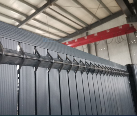 1.8 متر ارتفاع 3D شبكة ملحومة سياج مقاومة للشيخوخة مع لوحة بلاستيكية